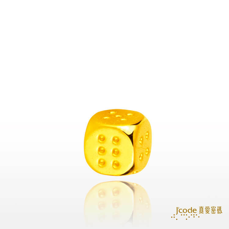 天生贏家 黃金骰子 (單顆) - 黃金擺飾 _ 擺件