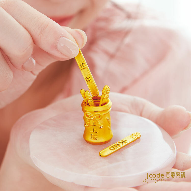 白沙屯 上上籤 - 黃金擺飾 _ 擺件