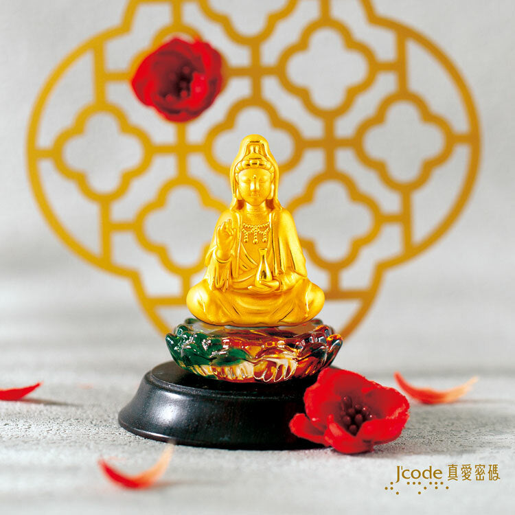 觀音 - 黃金擺飾 _ 擺件