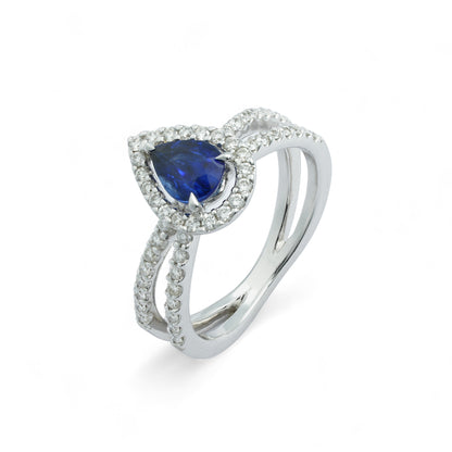 藍寶石鑽戒