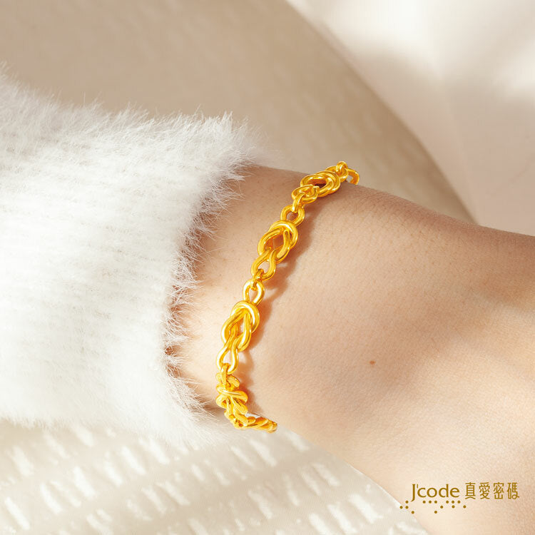 永遠相守 ( 寬版 ) - 黃金手鍊