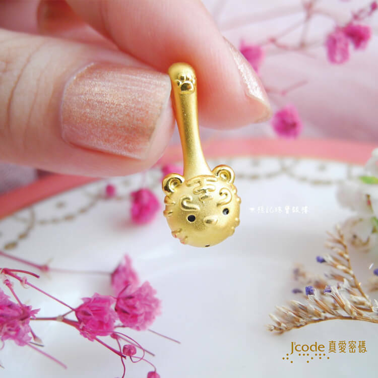 虎頭金湯匙 - 黃金墜子