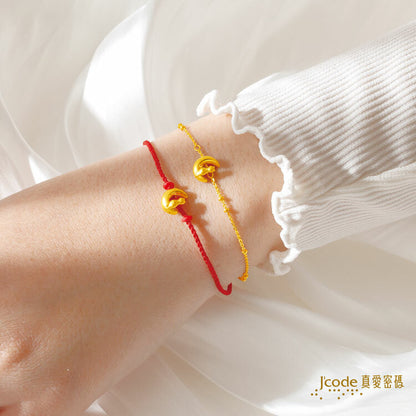 月光喵喵・小 - 編織金手鍊