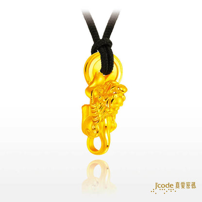 巨財貔貅 - 黃金墜子