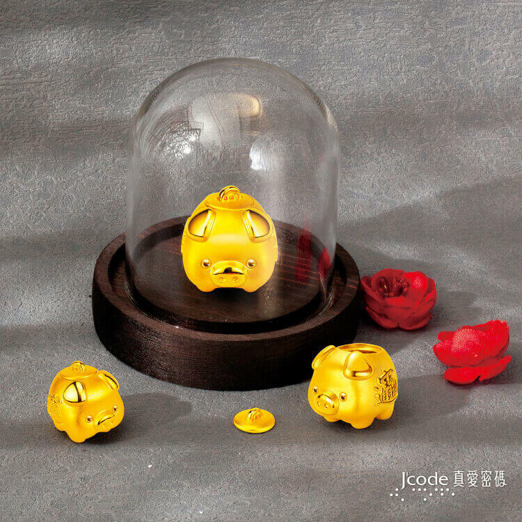 撲滿小豬存錢筒 - 黃金擺飾 _ 擺件