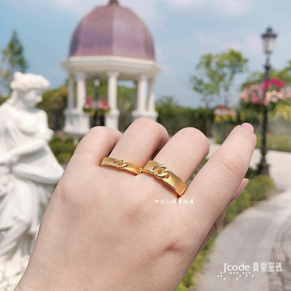 緊扣彼此 - 女／黃金戒指