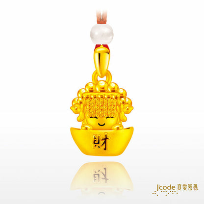 白沙屯 旺財媽祖 - 黃金墜子