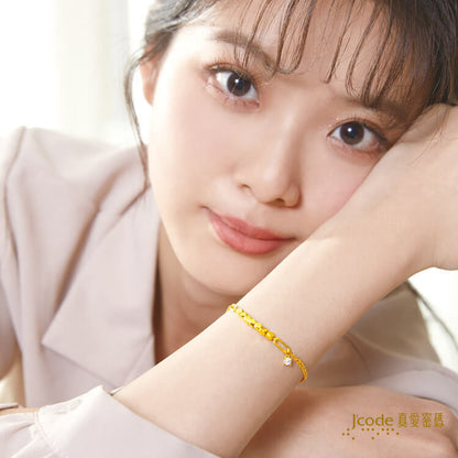 簡約動人 - 黃金手鍊