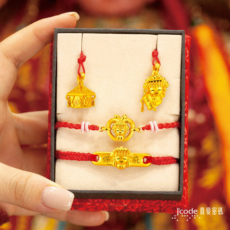 白沙屯 保庇平安媽祖 - 編織金手鍊