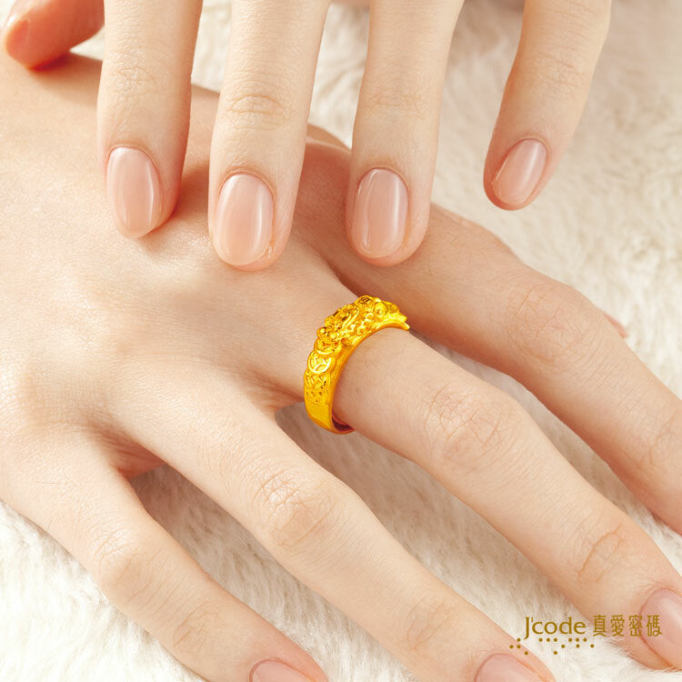 錢多多貔貅 - 黃金戒指