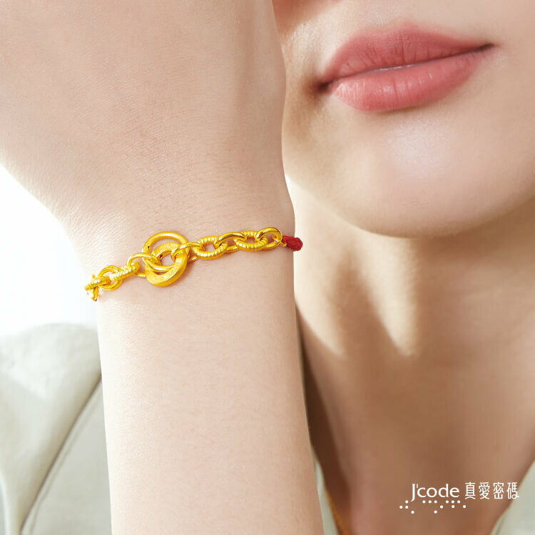 永恆緣份 ( 鍊條 ) - 編織金手鍊