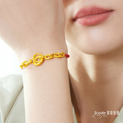 永恆緣份 ( 鍊條 ) - 編織金手鍊