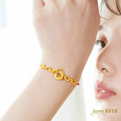 永恆緣份 ( 鍊條 ) - 編織金手鍊