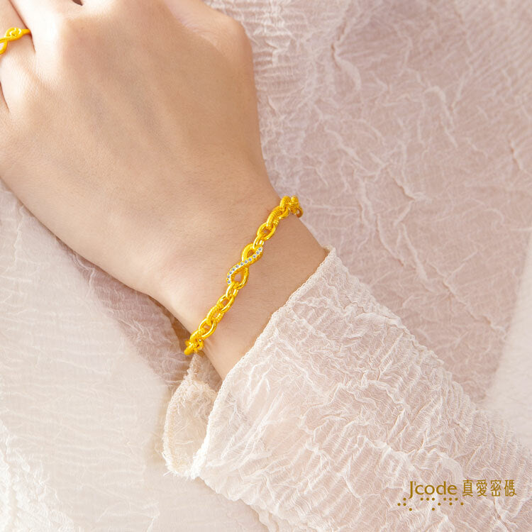 無限耀眼 - 黃金手鍊