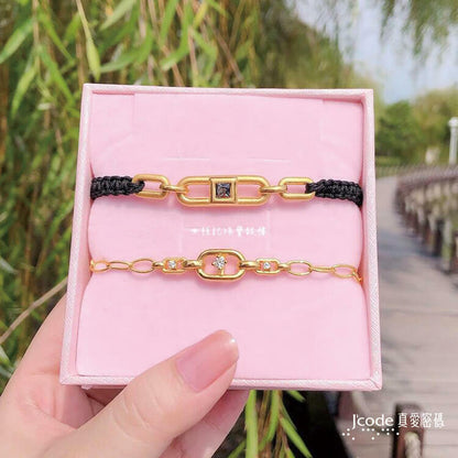 愛鍊 - 女 _ 黃金手鍊