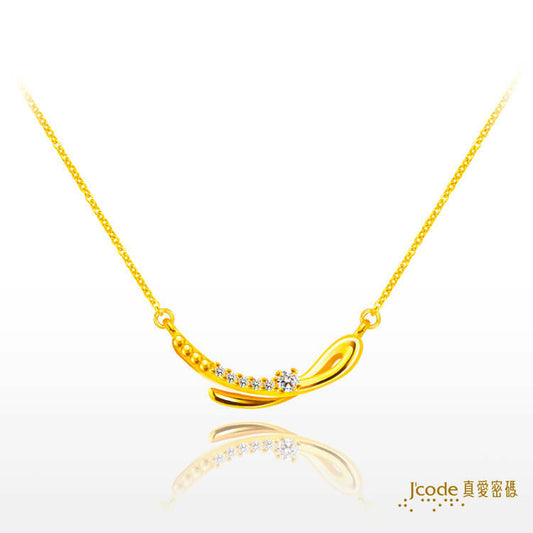 優雅結 - 黃金項鍊