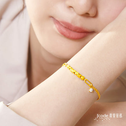 簡約動人 - 黃金手鍊