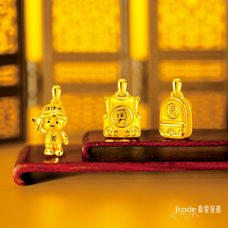 白沙屯 香燈腳 - 黃金墜子