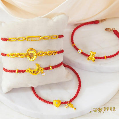 永恆緣份 ( 鍊條 ) - 編織金手鍊