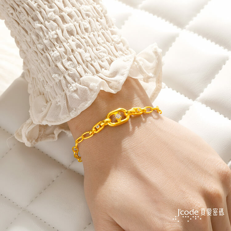 愛鍊 - 女 _ 黃金手鍊