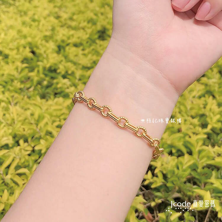 幸福甜甜圈 - 黃金手鍊