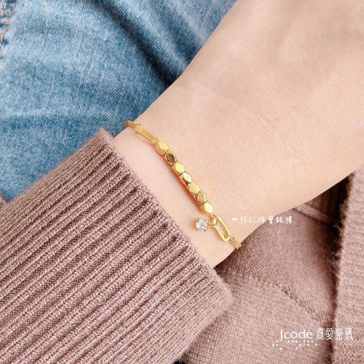 簡約動人 - 黃金手鍊