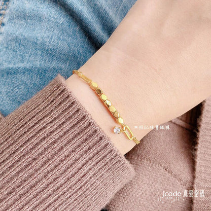 簡約動人 - 黃金手鍊