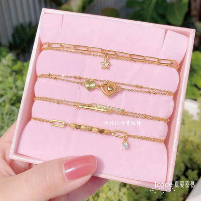 簡約動人 - 黃金手鍊