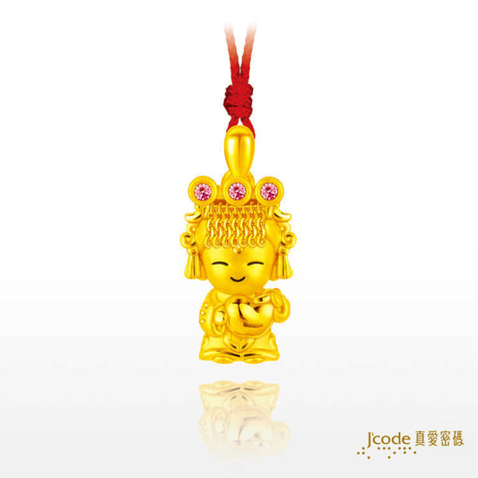 小萌佛 - 蘋果媽祖／黃金墜子