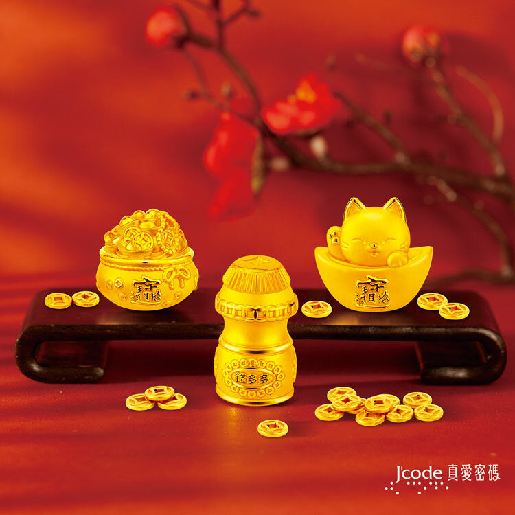 聚寶盆 - 黃金擺飾 _ 擺件