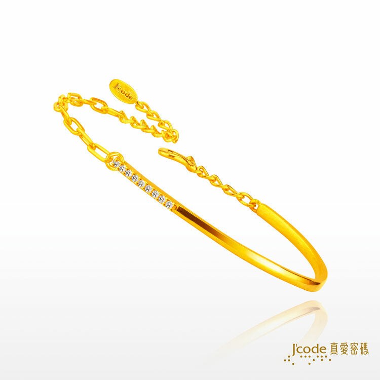 晶彩 - 半鍊黃金手環 _ 手鐲