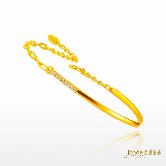 晶彩 - 半鍊黃金手環 _ 手鐲