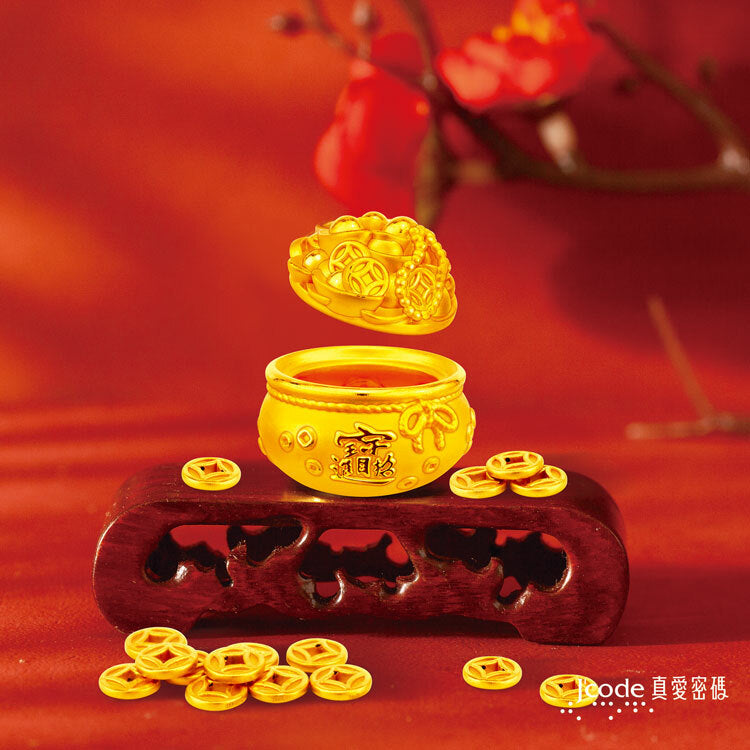 聚寶盆 - 黃金擺飾 _ 擺件