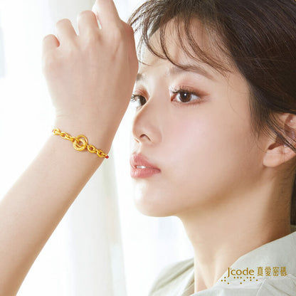 永恆緣份 ( 鍊條 ) - 編織金手鍊