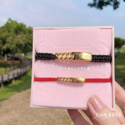 鍊戀相伴 - 女 _ 編織金手鍊