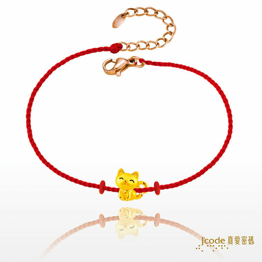 小貓咪 - 編織金手鍊