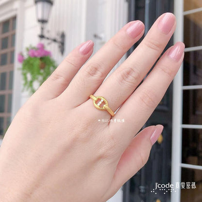 豬鼻 - 黃金戒指