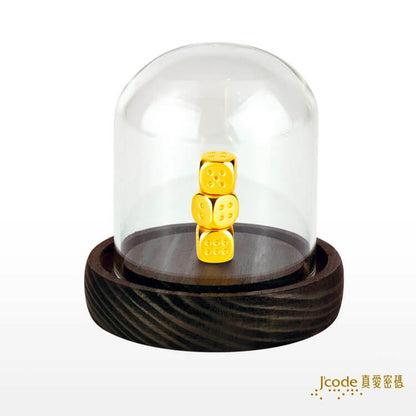 天生贏家 黃金骰子 (三顆) - 黃金擺飾 _ 擺件