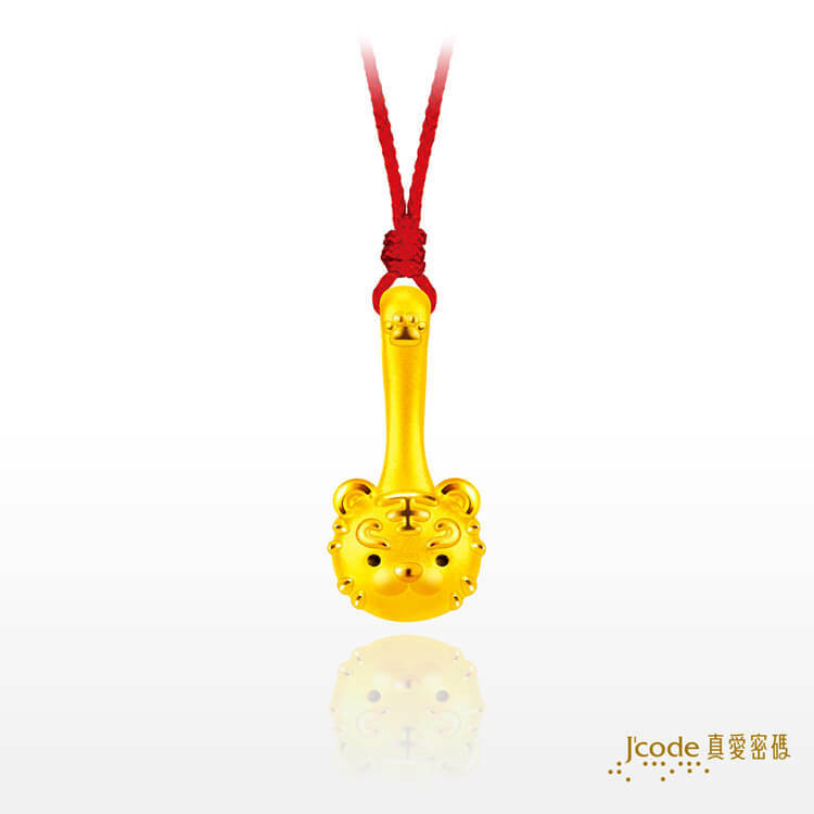 虎頭金湯匙 - 黃金墜子