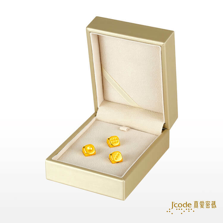 天生贏家 黃金骰子 (三顆) - 黃金擺飾 _ 擺件