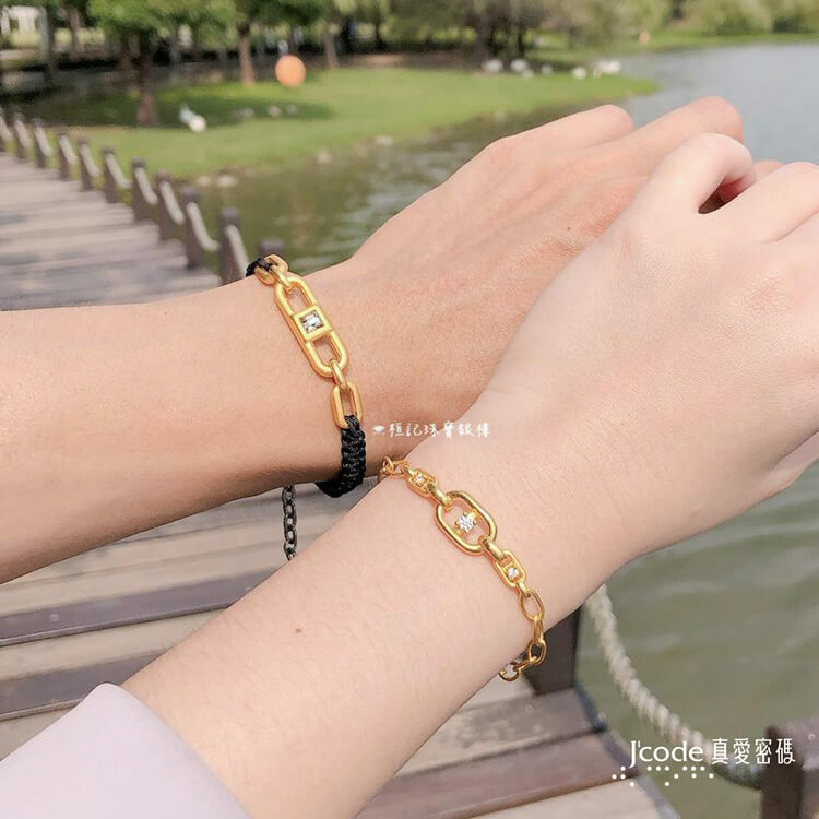 愛鍊 - 女 _ 黃金手鍊