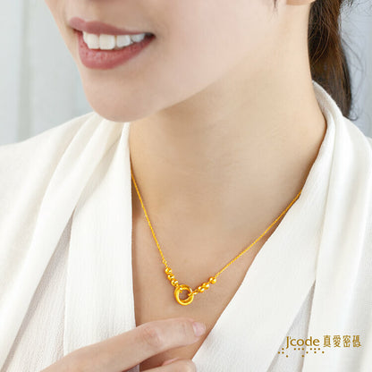 相繫緣份（金珠） - 黃金項鍊