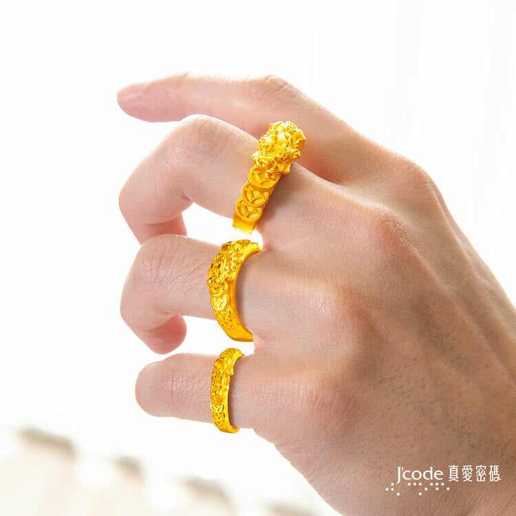 錢多多貔貅 - 黃金戒指